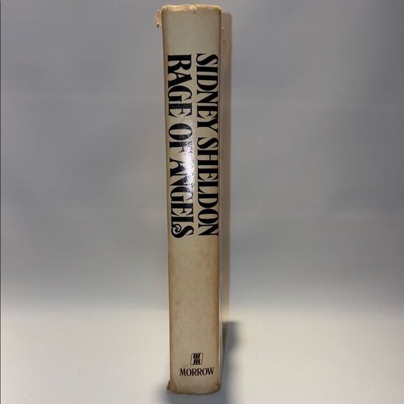 Sidney Sheldon 'Rage of Angels' Book Cover Art - Black and Cream - Picture 3 of 3